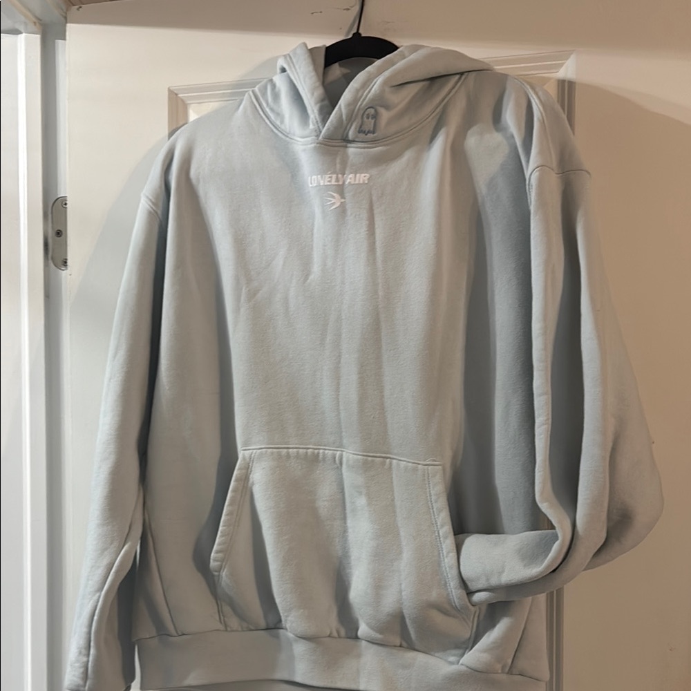 Beis X Lonely Ghost Lonely Air, text me when you land hoodie.